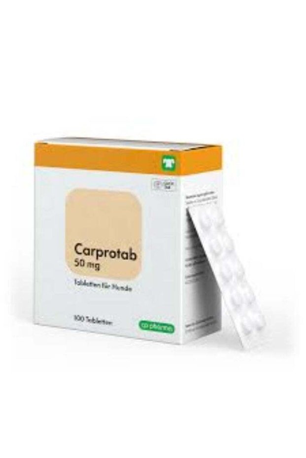 Carprotab 50 mg Chewable Tablets for Dogs, Easy to Give, Practical Use, 10 Tablets