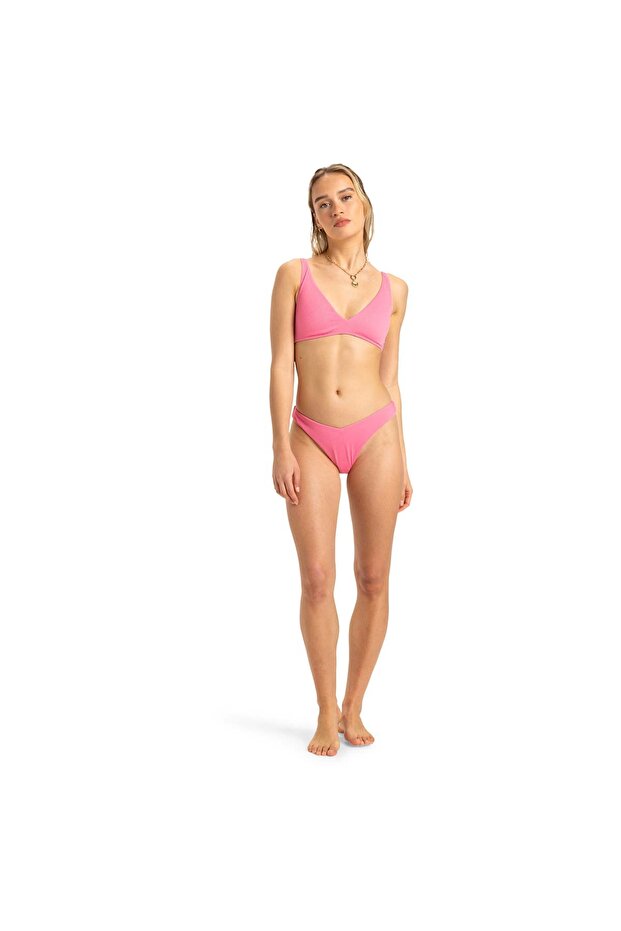 Rib Love The Oceana Kadın Pembe Yüzücü Bikini Üstü ERJX304728-MGZ0 - 3