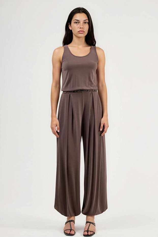 BUSEM Pileli Modal Tulum - 6