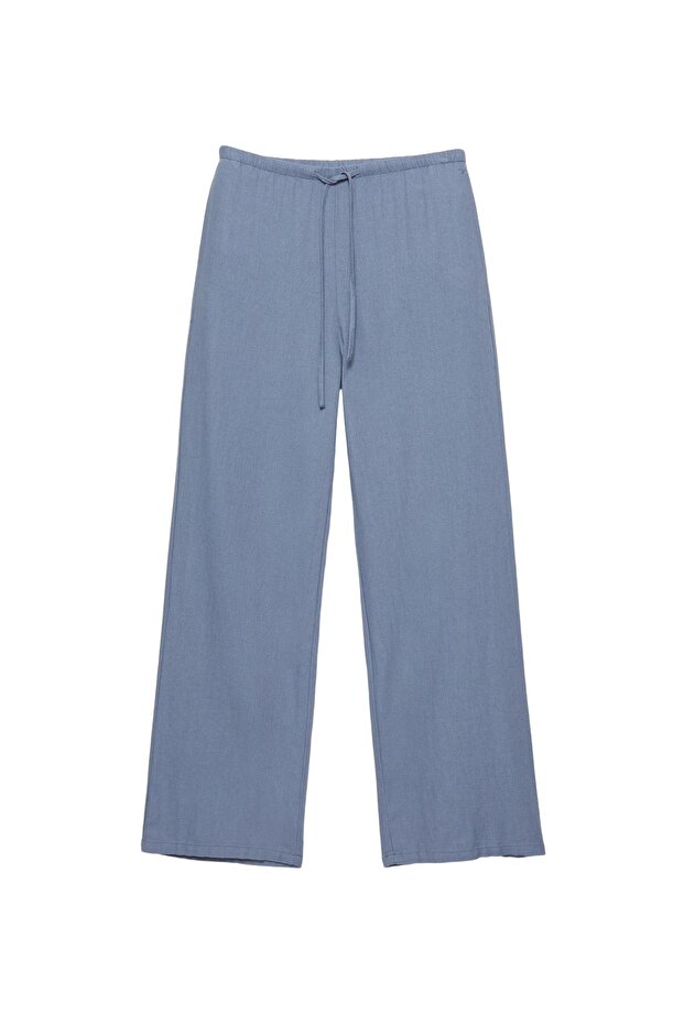 Keten jogger pantolon - 3