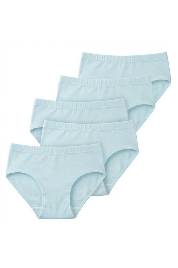 Essential Everyday Comfort Panties – 5 Packs Blue - 2Y to 7Y