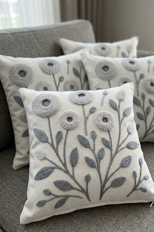 4-piece Cushion Cover , Digital Print piece Reversible Cushion Cover 45x45cm