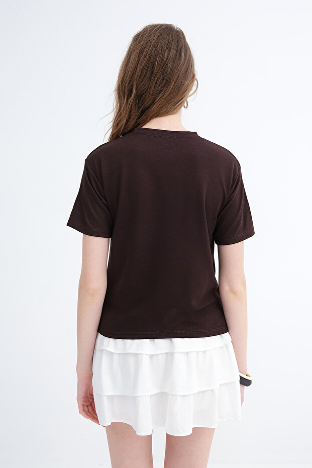 Crew Neck Basic T-Shirt P9019 - 6