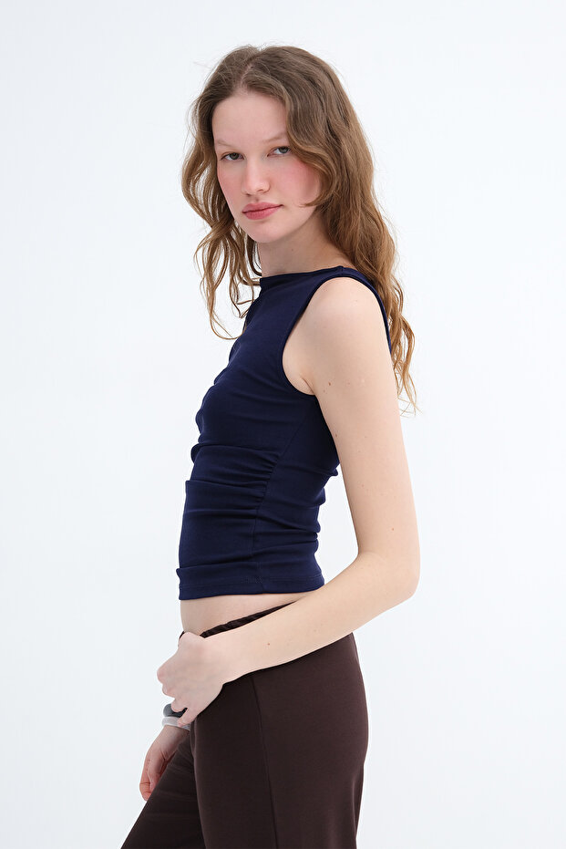 Yanı Büzgülü Atlet A4537 - 5