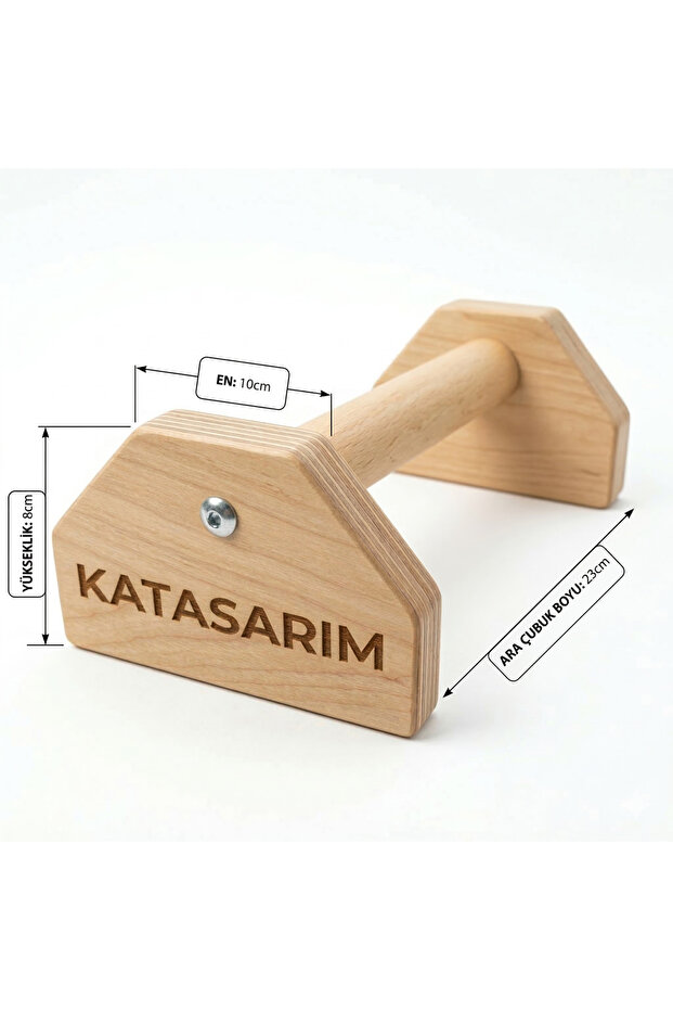 Ahşap Push Up Bar - 4