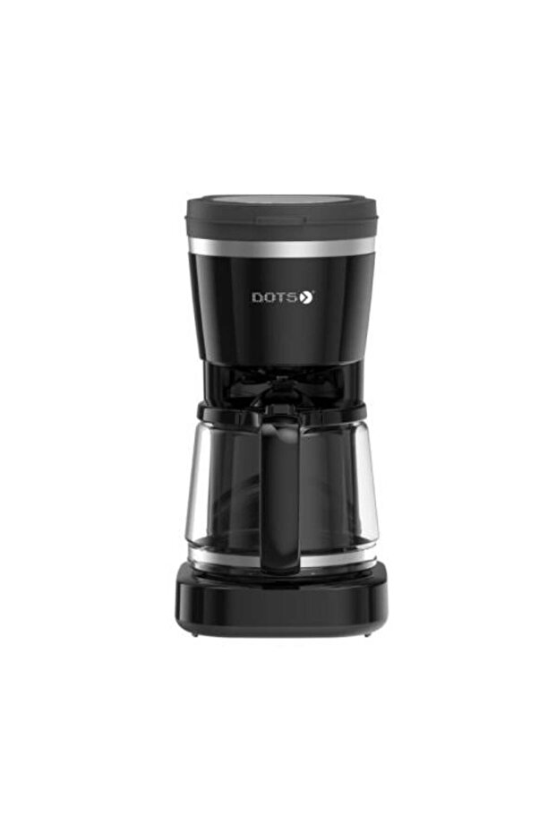 Douts Drip Coffee Maker 1.5L Capacity, 1000W, 12 Cups, Keep Warm Function, Black/Silver