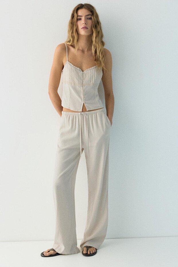 Kısa dantelli askılı top - 2