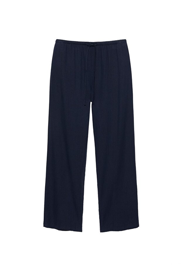 Keten jogger pantolon - 3