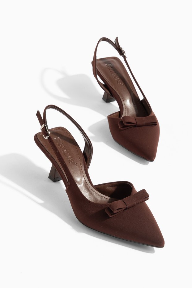D6886 Daily Orthopedic Women's Bow Classic Heeled Shoes
