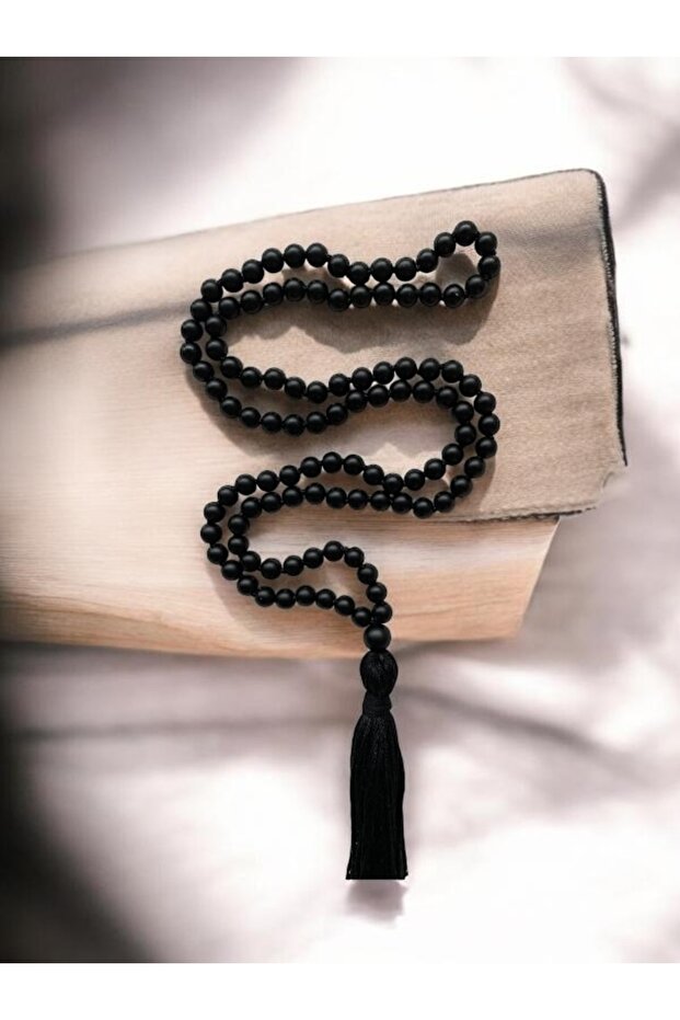 Mat Onyx Natural Stone Prayer Beads 99Lu Prayer Beads Onix