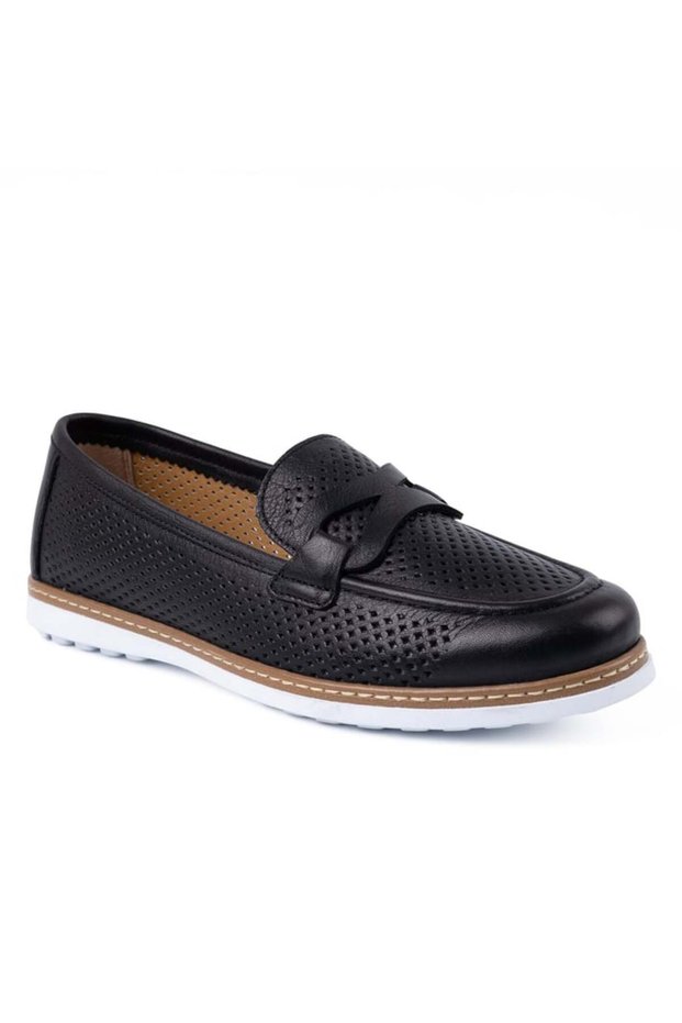 L10.2231 Women's Genuine Leather Poly Antique Printed Comfort Casual Shoes