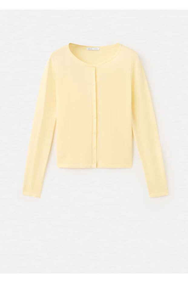 Triko düğmeli hırka - 3