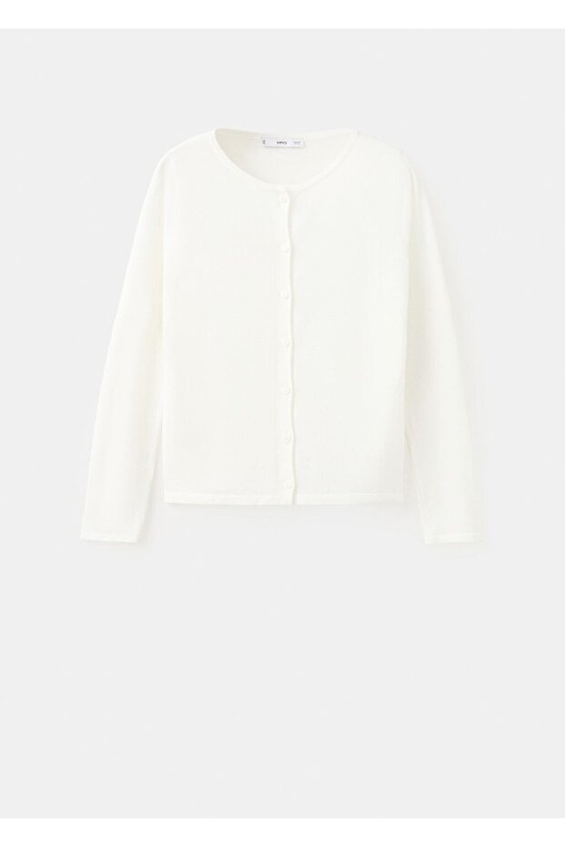 Triko düğmeli hırka - 3