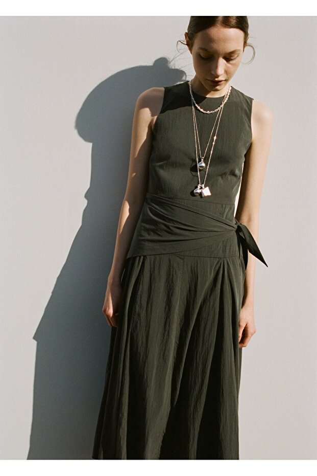 Lyocell fular elbise - 1