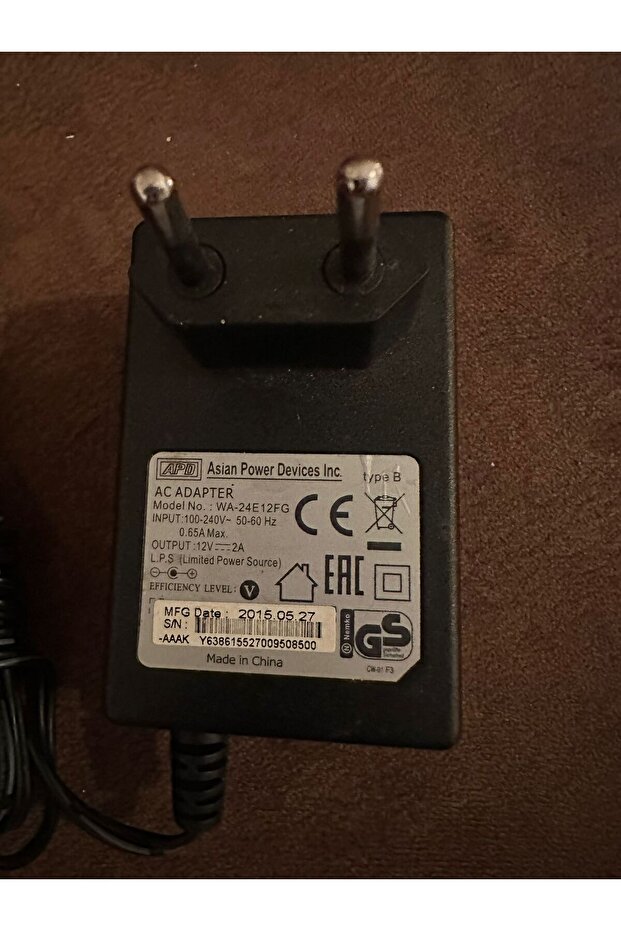 Apd Model WA-24E12FG Ac Adapter 12V Dc 2A - 2
