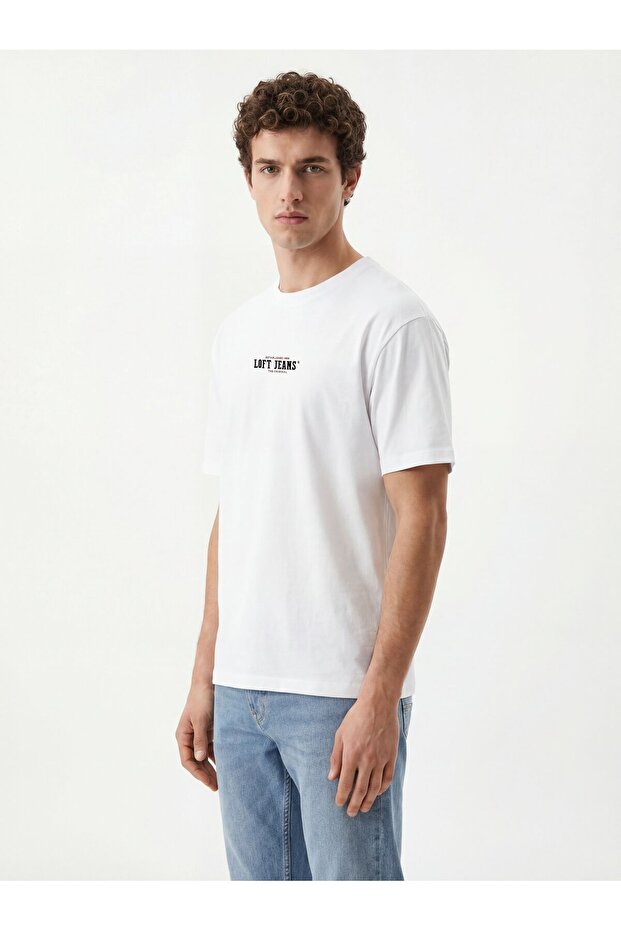 Loose Fit Men's Tshirt Arm sleeve