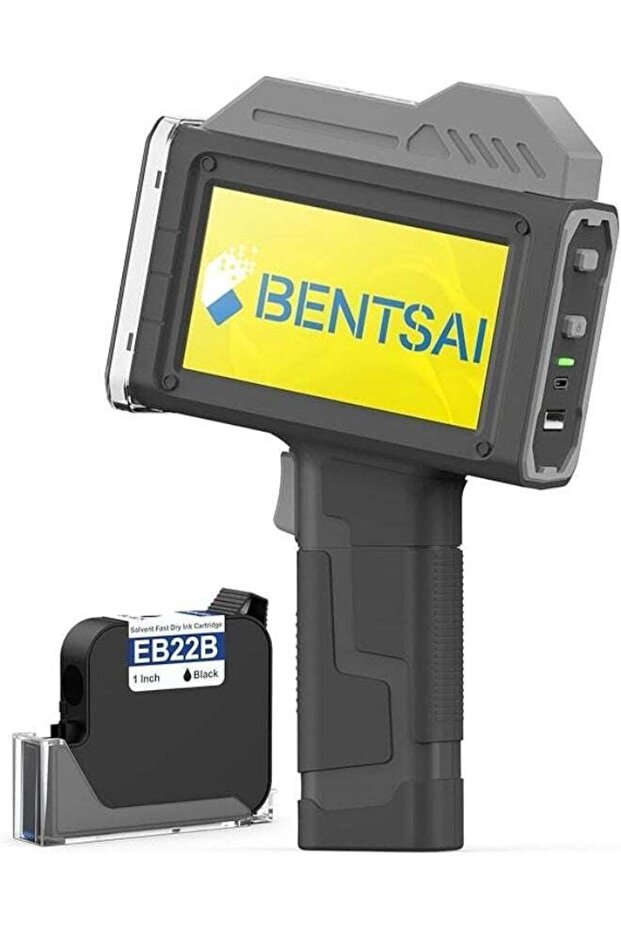 طابعة نفث الحبر المحمولة BT-HH6210B - آلة ترميز التاريخ المحمولة مقاس 1 بوصة (25.4 مم) للباركود
