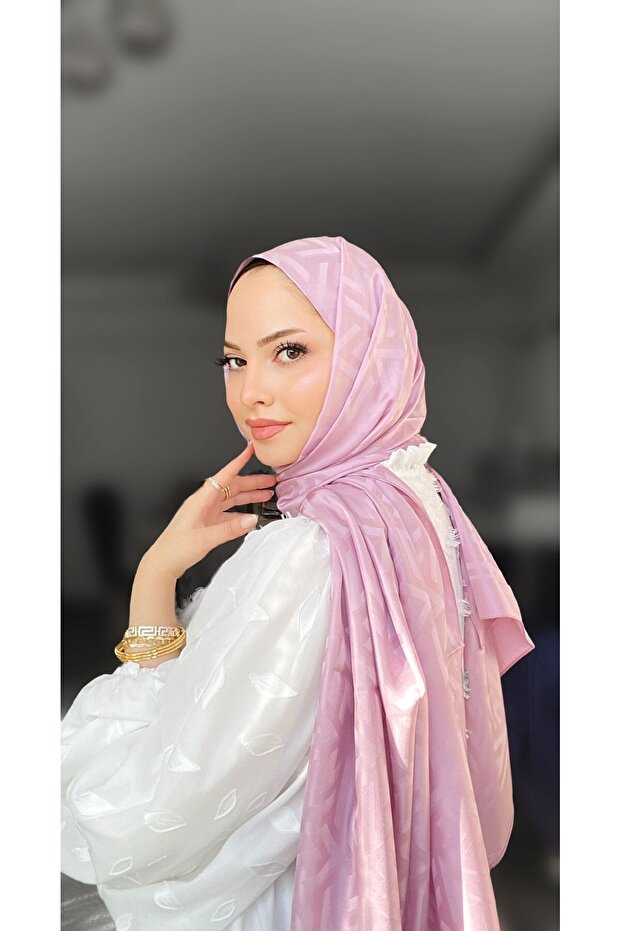 Lavie Desen Elyaf İpek Şal - 1