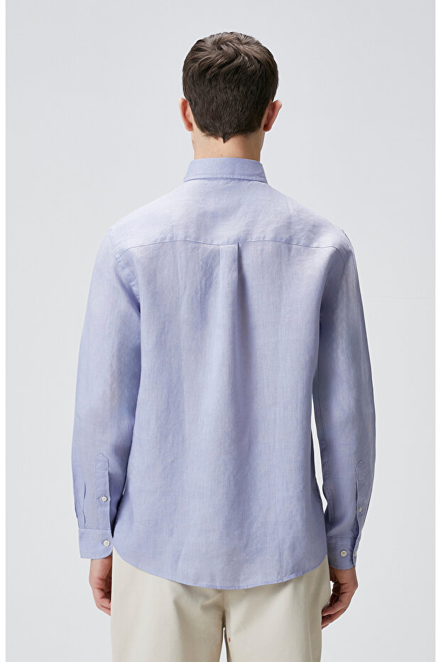 Lila Keten Gömlek - 6