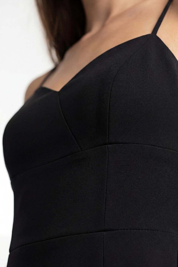 İp Askılı Elbise - 4