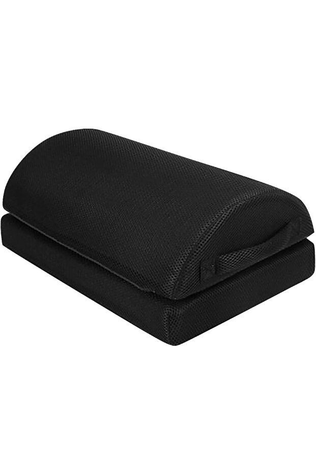 Semi-Cylindrical Footrest Pad, High Resilience Foam Foot Pillow Cushion for Office Desk
