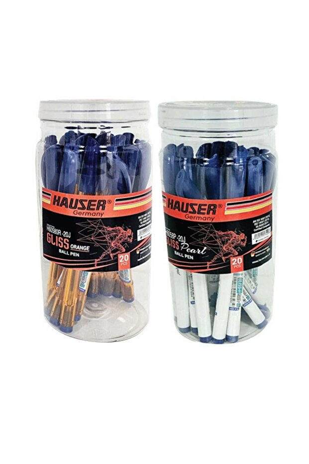 Gliss 20 pcs Ball Pen Jar, Assorted