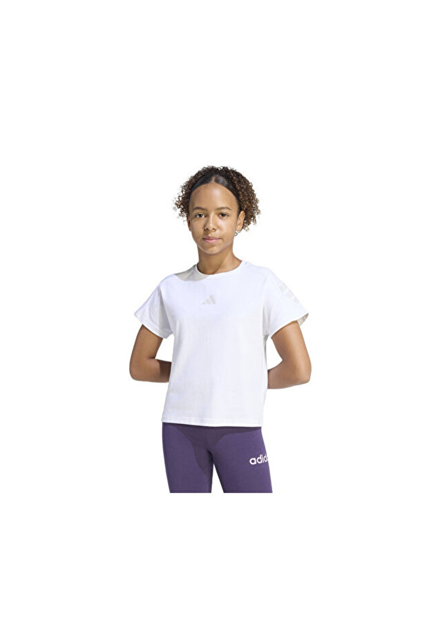 Jg Fi 3S Tee Kids Casual T-Shirt Kb6896 White