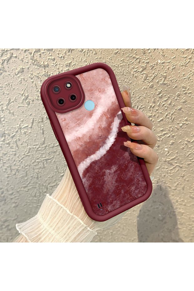 Realme C25Y/C21Y Compatible Stylish and Simple Design, High-Quality Silicone Phone Case.