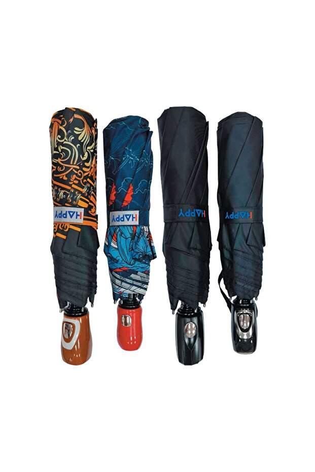 Umbrella 3 Fold Auto - UA302 Assorted Per Pc