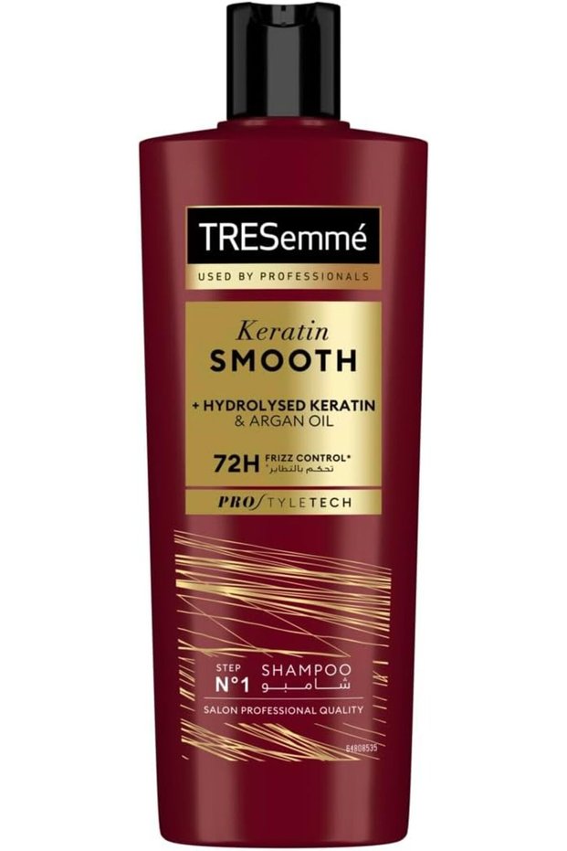 Keratin Smooth and Straight Shampoo with Argan Oil, Enjoy up to 72 hours of Frizz Control, 400ml
