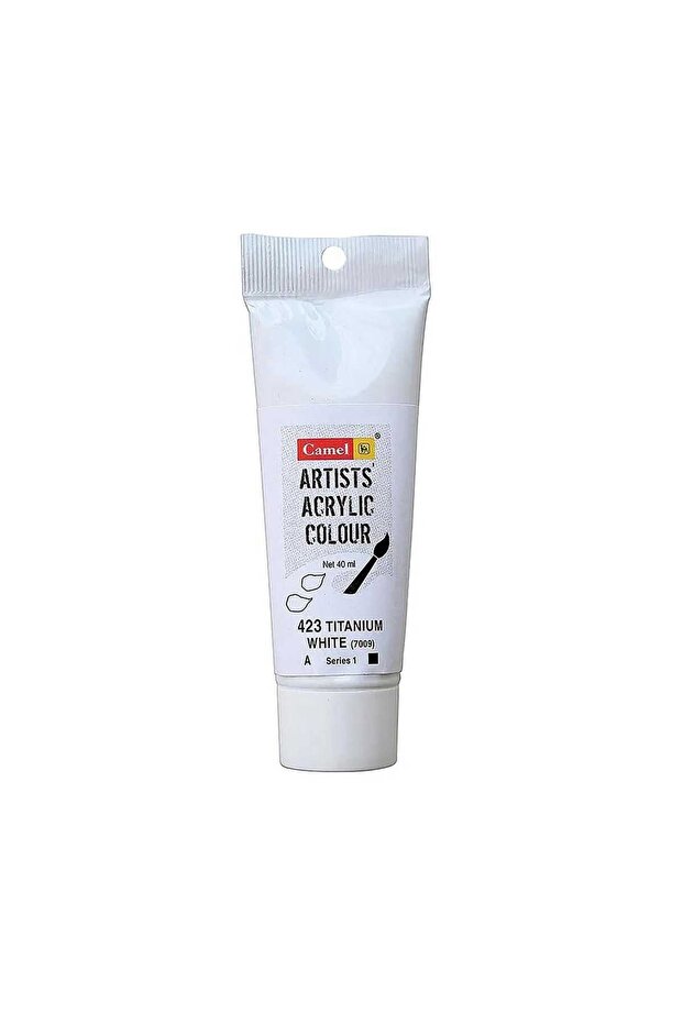 Artist Acrylic Colour 40ml Tube 423 Titanium White