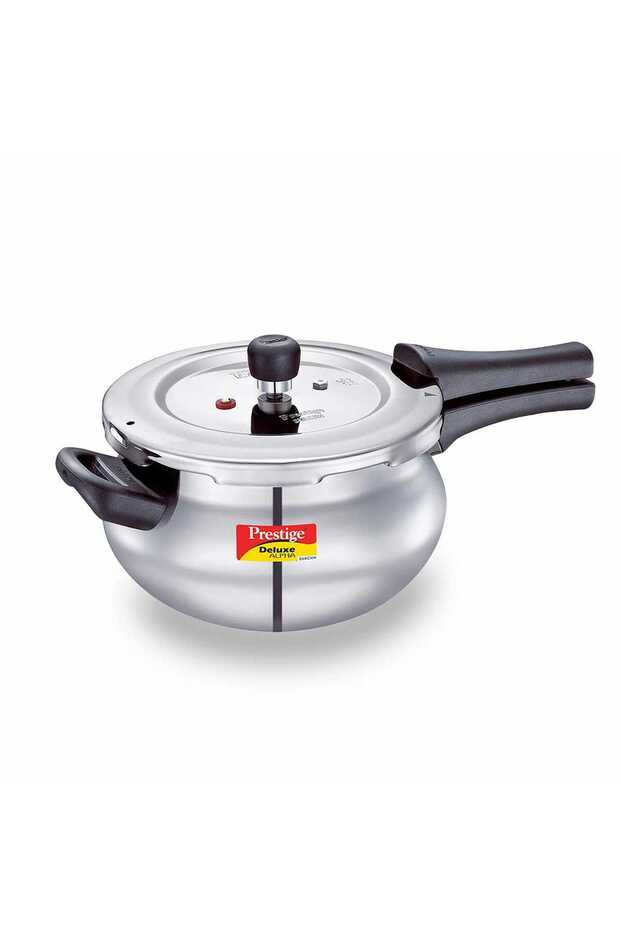 Deluxe Alpha Svachh Handi Stainless Steel Pressure Cooker 4Ltr