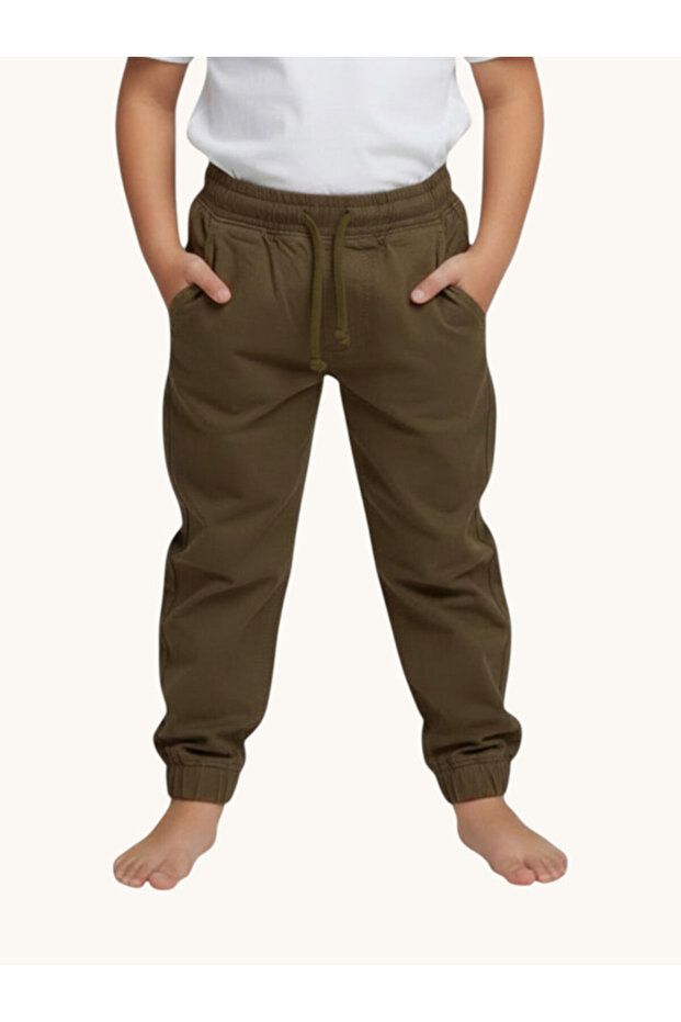 BOYS CARGO JOGGER-BROWN