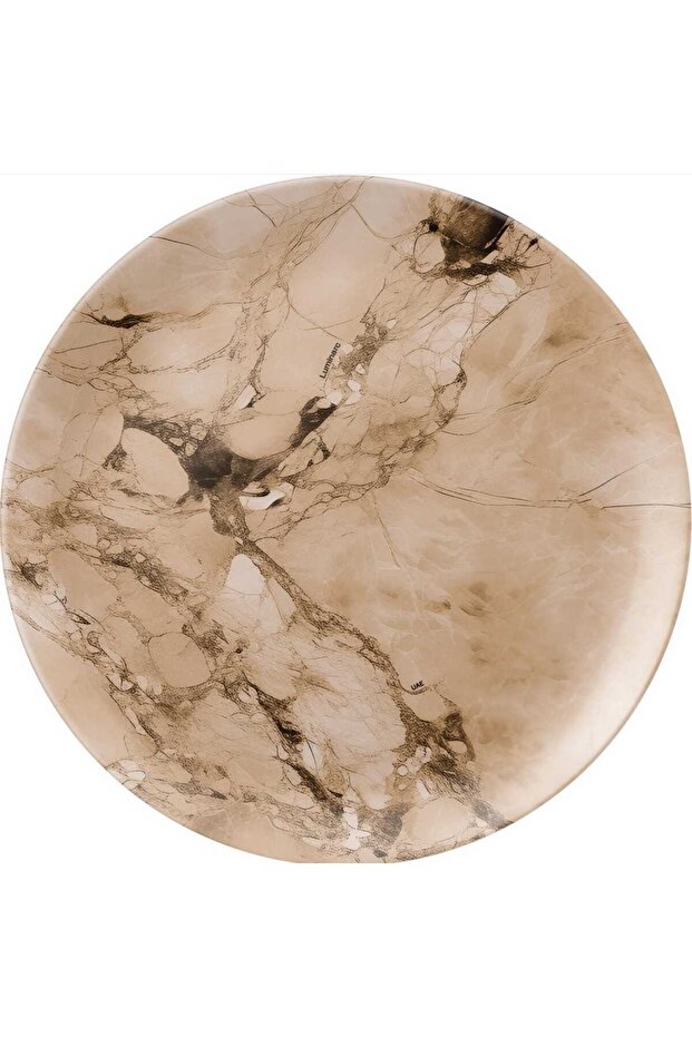 26 cm Ash Marble Sodo Glass Dinner Plate