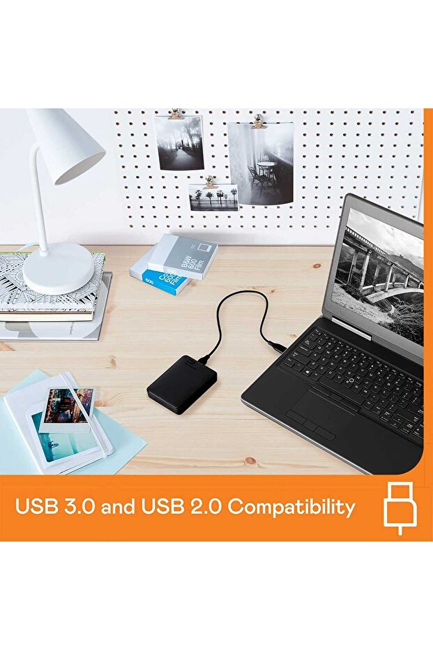WD ELEMENTS PORTABLE 5TB BLACK - 3