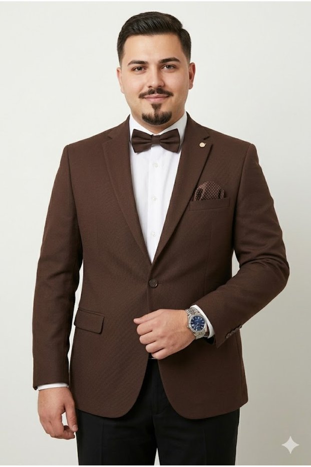 Sacou elegant din material texturat