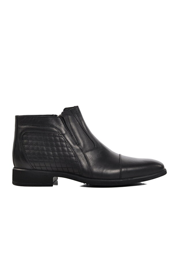 Black Genuine Leather Classic Men's Boots