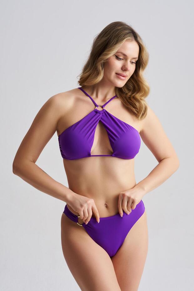 Women's Clara Special Design Bikini Set Purple