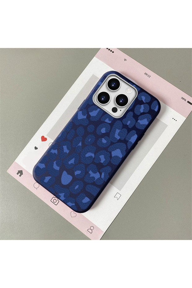 Stylish Leopard Printed Pack, Leather Textured Phone Cases Compatible with iPhone 16 Pro