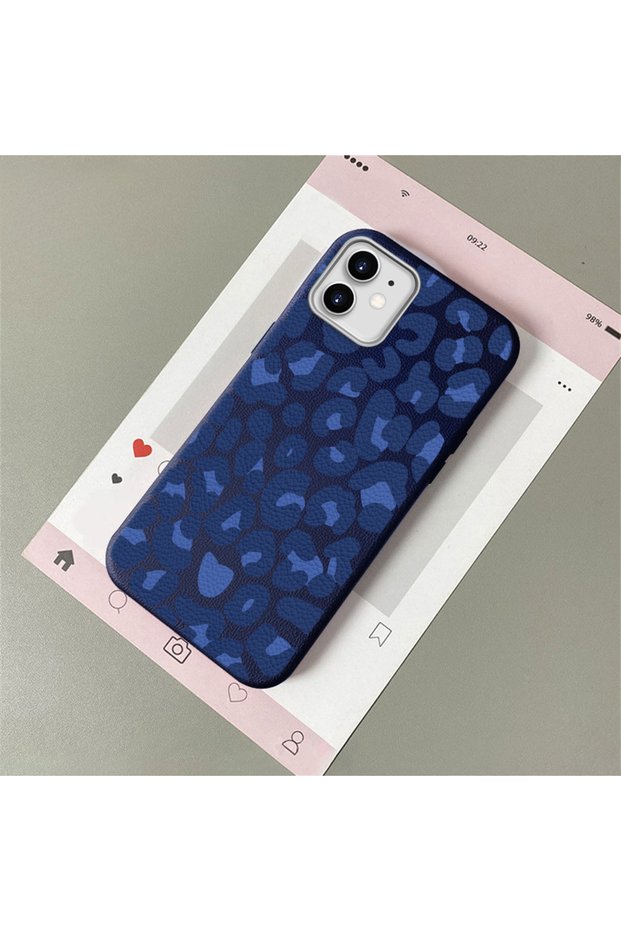 Stylish Leopard Printed Pack, Leather Textured Phone Cases Compatible with iPhone 12/12 Pro