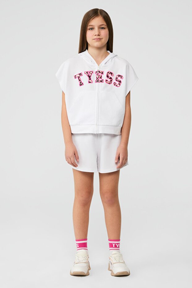 Bg Store White Vest for Girls