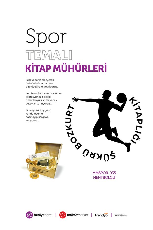 Mühürmarket > Handball Player Sports Book Seal - Ex-Libris - Book Stamp > Mmspor-035