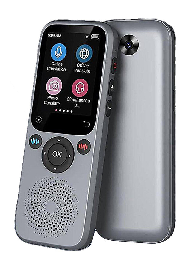 S20 AI Language Translator Device, Silver, 138+ Languages, Online/Offline Translation