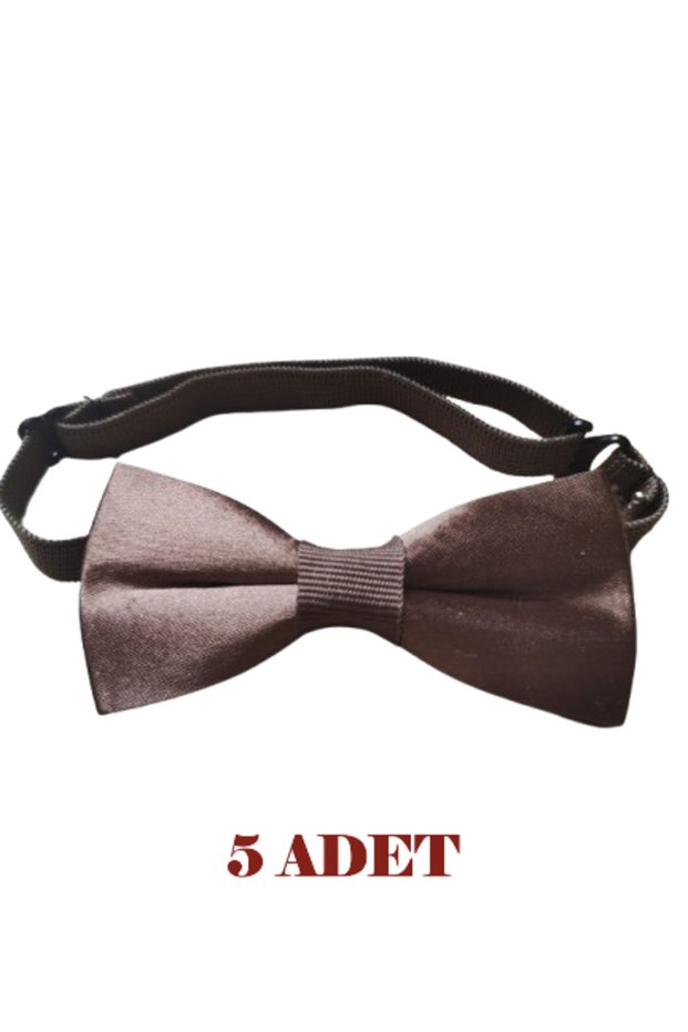 23 April Adjustable Elastic Children's Satin Bow Tie Set of 5 for Birthdays and Special Occasions
