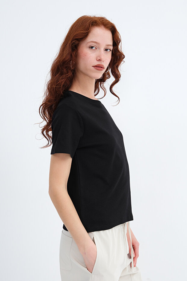 Crew Neck Basic T-Shirt P1904 - 2