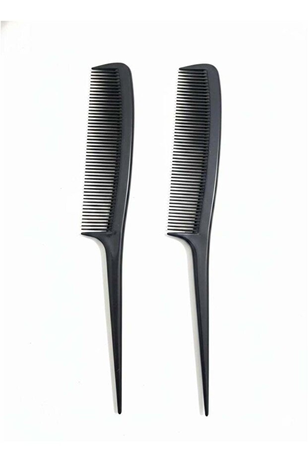 Professional Hair Styling Comb, 9 Inch, Black Carbon Anti Static, Heat Resistant, Sharp Tail