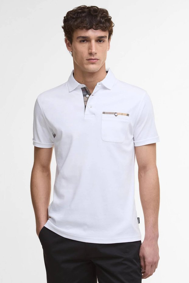 Premium Corpatch Tailored Polo Yaka WH11 White