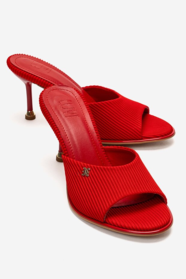 Wendy Red Women's Stiletto Heel U Slippers