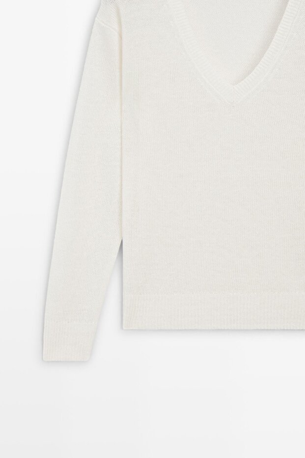 Keten V yaka triko kazak - 7