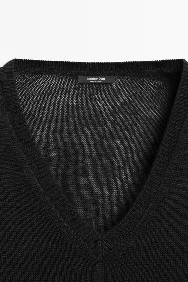 Keten V yaka triko kazak - 6